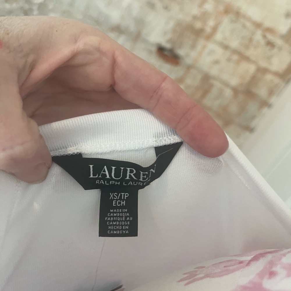 NWT Lauren Ralph Lauren Stretch Boatneck Top - Picture 6 of 7